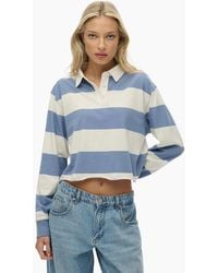 Superdry - Athletic Essentials Long Sleeve Polo Shirt - Lyst
