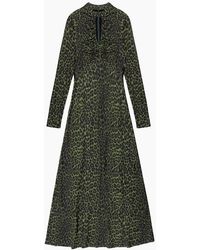 Ro&zo - Animal Print Keyhole Dress - Lyst