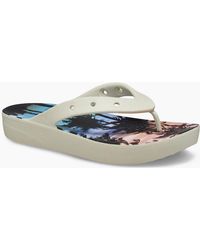 Crocs™ - Classic Summer Nostalgia Platform Flip Flops - Lyst