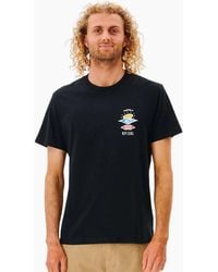 Rip Curl - Rip Curl Search Icon Graphic Short Sleeve T-Shirt - Lyst