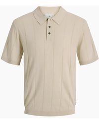 Jack & Jones - Jprbla William Structure Knit Polo Ancient Scroll - Lyst
