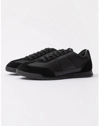 BOSS - Boss Nitan Low-Top Trainers With Structured Trims - Lyst
