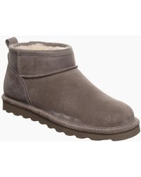 BEARPAW - Shorty Suede Morel Winter Ankle Boots - Lyst