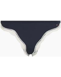 Tommy Hilfiger - Th Micro Lace Brief, Dark Night - Lyst