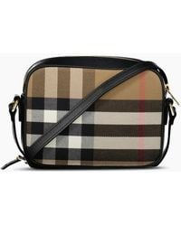 Burberry - Mini Camera Leather Cross Body Shoulder Bag - Lyst
