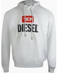 DIESEL - New D Logo Hoodie - Lyst