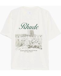 Rhude - Script Printed T-Shirt - Lyst