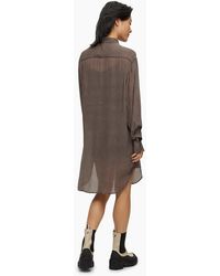 BOSS - Bareid Long Sleeve Knee Length Shirt Dress - Lyst