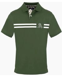 Aquascutum - Collared Neck Short Sleeve Polo Shirt - Lyst