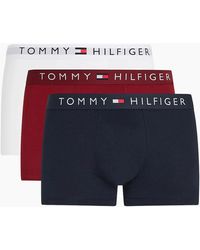 Tommy Hilfiger - 3-Pack Th Original Logo Boxer Trunks, /Rouge - Lyst