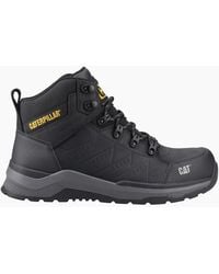 Caterpillar - Inductor Leather Mid Cut Safety Boots - Lyst