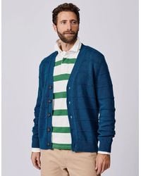 aubi - Rainham Cotton Stitch Detail Cardigan - Lyst