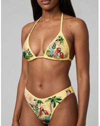 Oceanus - Charli Embellished Premium Tropical Bikini Bottom - Lyst