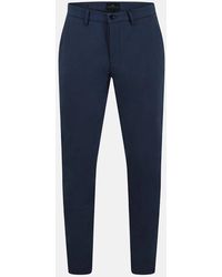 Fynch-Hatton - Basic Stretch Cotton Chinos Dark - Lyst