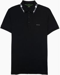BOSS - Paule Slim Fit Laxury Cotton Polo 001 - Lyst