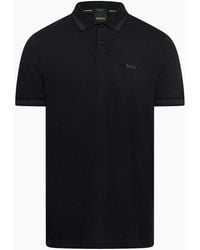 BOSS - Collared Neck Short Sleeve Regular Fit Shirt - Lyst