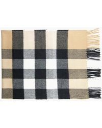 Burberry - Half Mega Check Scarf Archive - Lyst