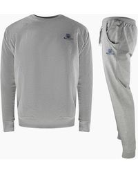 Aquascutum - Small Iconic Crest Crew Neck Tracksuit Set - Lyst