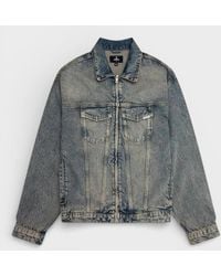 Represent - Clo R4 Denim Jacket Cream - Lyst