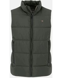 Fynch-Hatton - Puffer Gilet Vest Dusty Forest - Lyst