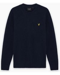 Lyle & Scott - Lyle & Scott Big & Tall Brushed Crew Neck Jumper - Lyst