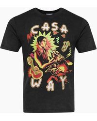 CASABLANCA - Music For The People Faded T-Shirt - Lyst