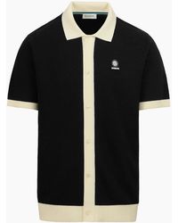 Sandbanks - Knitted Full Button Polo - Lyst