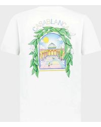 CASABLANCA - L'Arche De Tennis Short Sleeve T-Shirt - Lyst