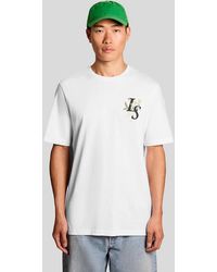 Lyle & Scott - Botanical Graphic T-Shirt - Lyst