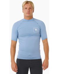 Rip Curl - Rip Curl Streamline Upf Short Sleeve Rash Vest - Lyst