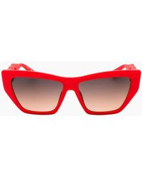 Guess - Matte Frame Gradient Smoke Sunglasses - Lyst