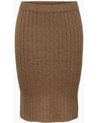 Pieces - Cava Hw Skirt - Lyst