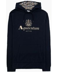 Aquascutum - Active Big Logo Hoodie - Lyst