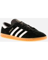 adidas Originals - Trainers Hamburg Leather Lace Up Uk Size - Lyst
