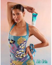 Oceanus - Flower And Monsterra Hand Beaded Mini Dress - Lyst