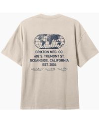 Brixton - Union Heavy Weight Short Sleeve T-Shirt - Lyst