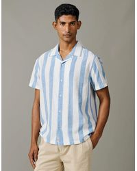 aubi - Abbey Cuban Collar Short Sleeved Shirt - Lyst
