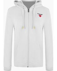 Love Moschino - Small Bold Heart Logo Zip Hoodie - Lyst
