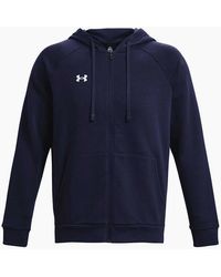 Under Armour - Adult Rival Fleece Full Zip Hoodie - Lyst