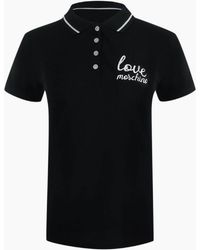 Love Moschino - Signature Logo Polo Shirt - Lyst