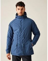 Regatta - Salingeriii Solid Patterned Hooded Drawstring Fur Trim Parka Coat - Lyst