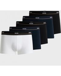 BOSS - Boss 5 Pack Essential Trunks Nos - Lyst