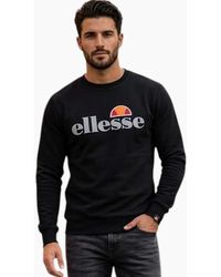Ellesse - Sweatshirts Crew Neck Long Sleeve Heavy Warm Pullover Winter Jumper - Lyst