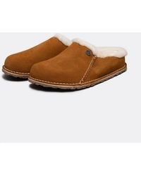 Birkenstock Clogs - Birkenstock Zermatt Premium Shearling Suede Clogs - Lyst