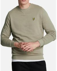 Lyle & Scott - Lyle & Scott Branded Sage Uniform Pull-Over Sweatshirt - Lyst