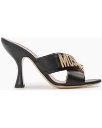 Moschino - Heeled Mules - Lyst