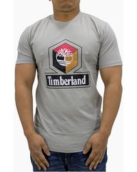 Timberland - Cube Print Logo T Shirts Crew Neck Pullover Casual Cotton Tee - Lyst
