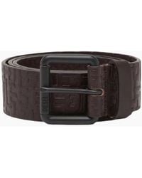 DIESEL - B-Monogram Genuine Leather Belts For Trousers Jeans Metal Buckle - Lyst