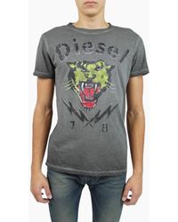 DIESEL - T Sons T Shirts Short Sleeve Tiger Print Casual Summer Cotton Tees - Lyst