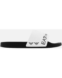EA7 - Tape Logo/ Slider - Lyst
